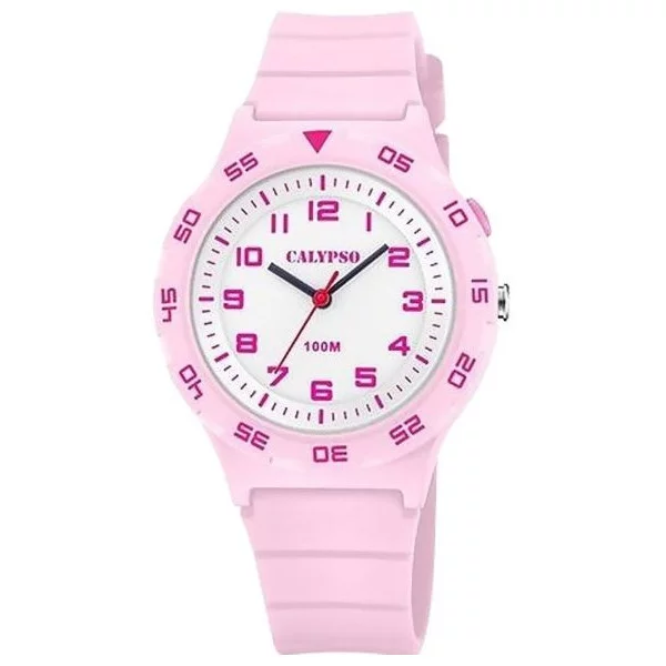 Montre Calypso en Caoutchouc Rose