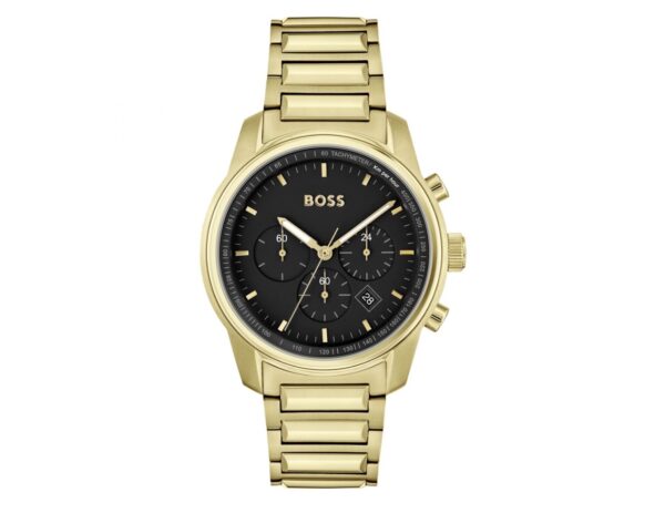 Montre Boss Trace en Métal Doré