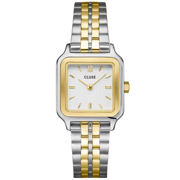 Montre Cluse Gracieuse Petite en Acier et PVD Bicolore