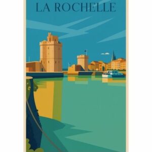 Affiche la Rochelle - Illustration murale