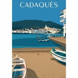 Affiche Cadaqués – Illustration murale